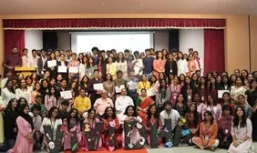 Department of English students and faculty at Vividha